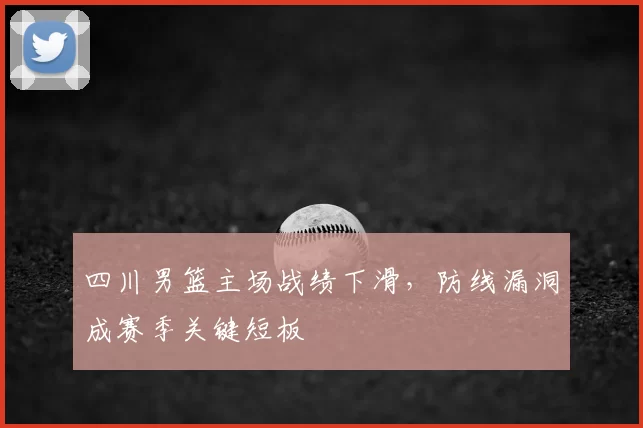 四川男篮主场战绩下滑,防线漏洞成赛季关键短板